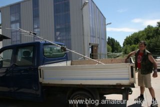 Alles in den Transporter